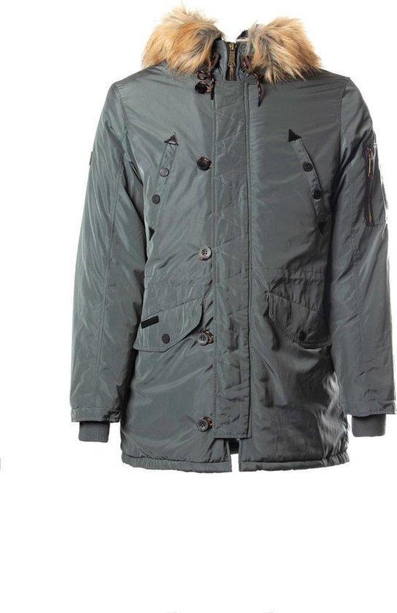 LG12 Aeroland Kaki Heren Parka Maat M