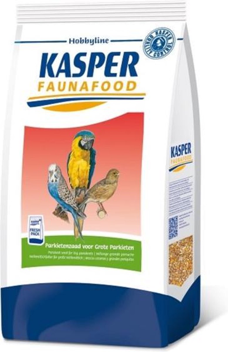 Kasper parkietenzaad voor grote parkieten hobbyline - 1 ST à 1 KG