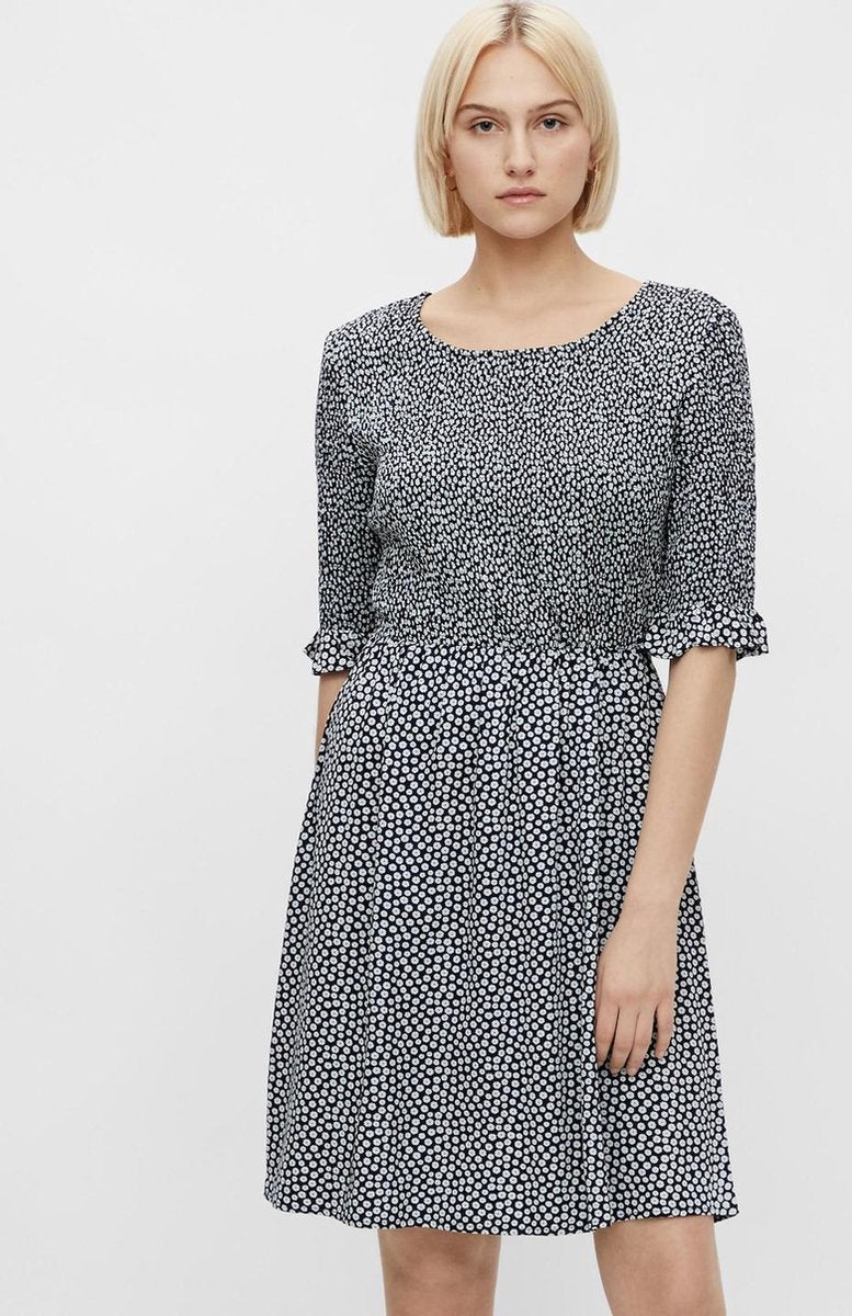 Pclaoise 2/4 Smock Dress Bc 17112602 Sky Captain/mini Daisy