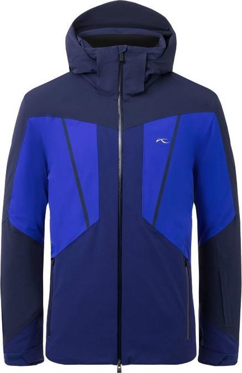 Kjus Boval Jacket heren ski jas blauw dessin