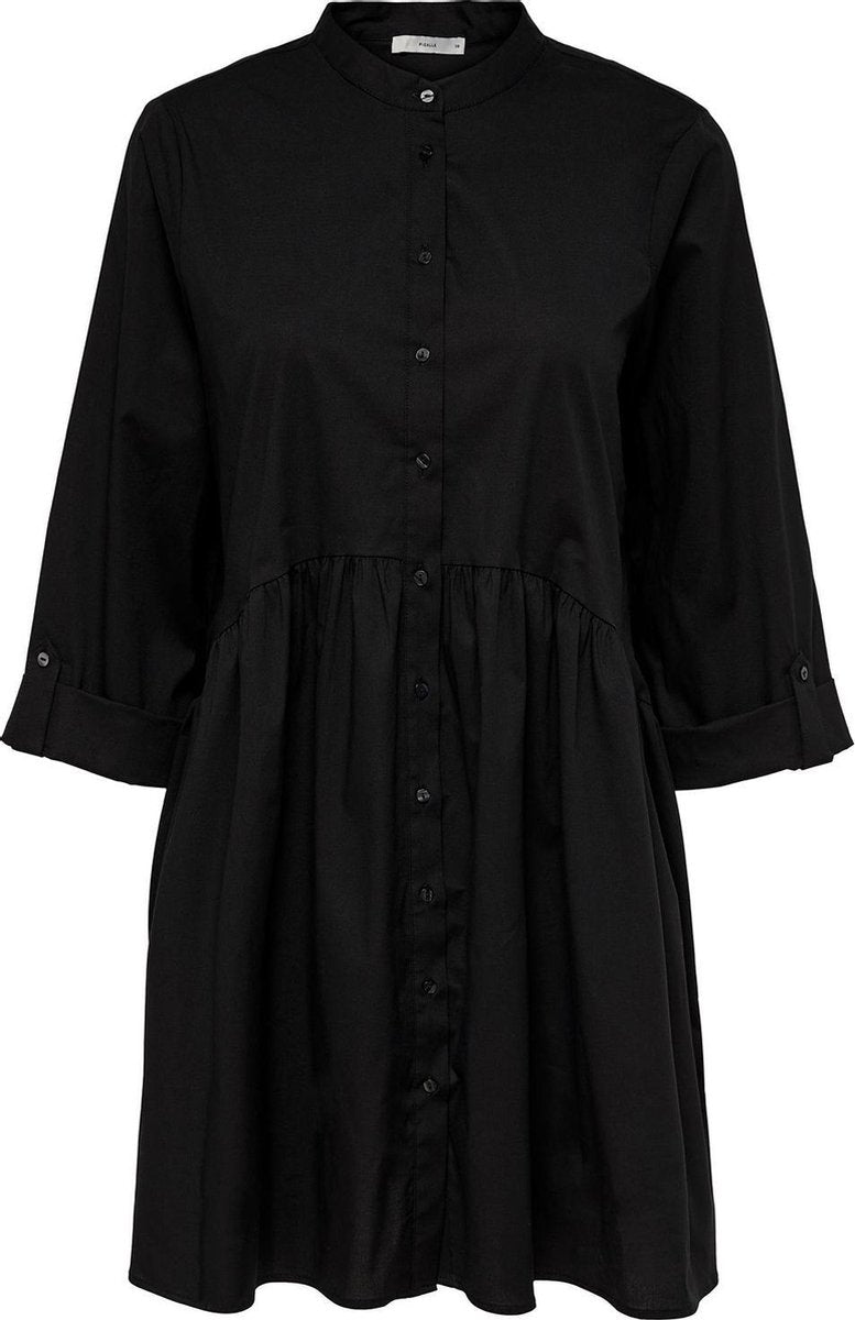 Onlditte Life 3/4 Shirt Dress Noos Wvn 15198076 Black