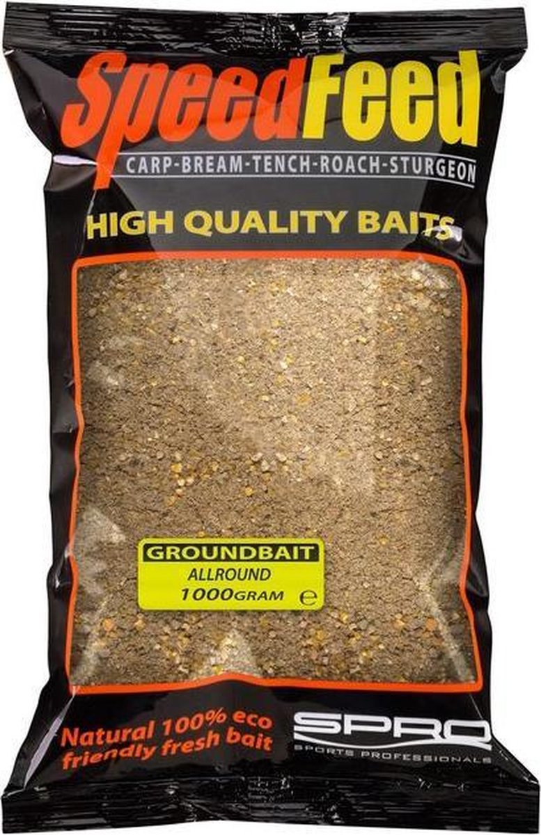 Lokvoer mix | Speedfeed groundbait | Lokaas voor vissen | 1 kilo