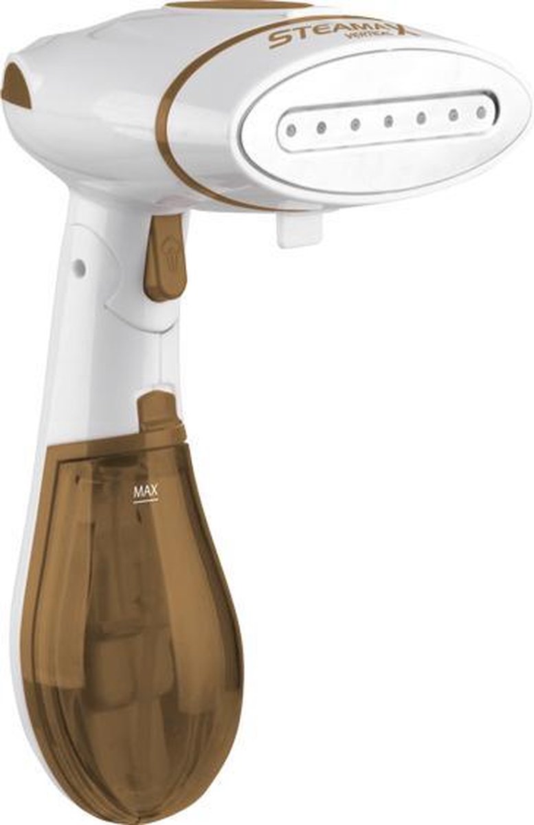 Beper  50.160 - Steamax - Verticale kledingstomer met verschillende mondstukken - Wit/Bruin
