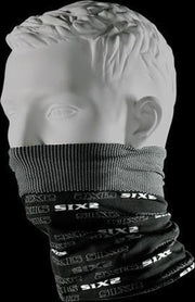 SIXS TBX Multifunctionele Nekwarmer Black Carbon - One Size