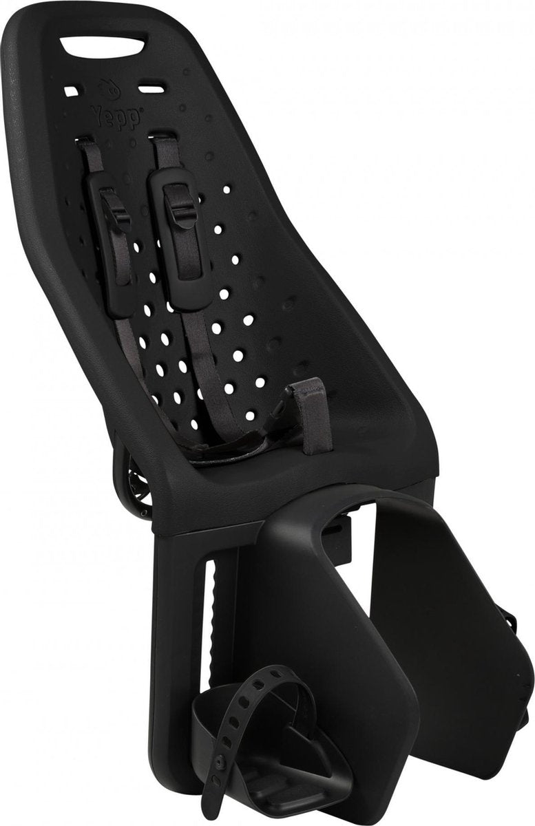 Thule Yepp Maxi Fietsstoeltje Achter - Easyfit Bagagedrager Moederfiets - Zwart