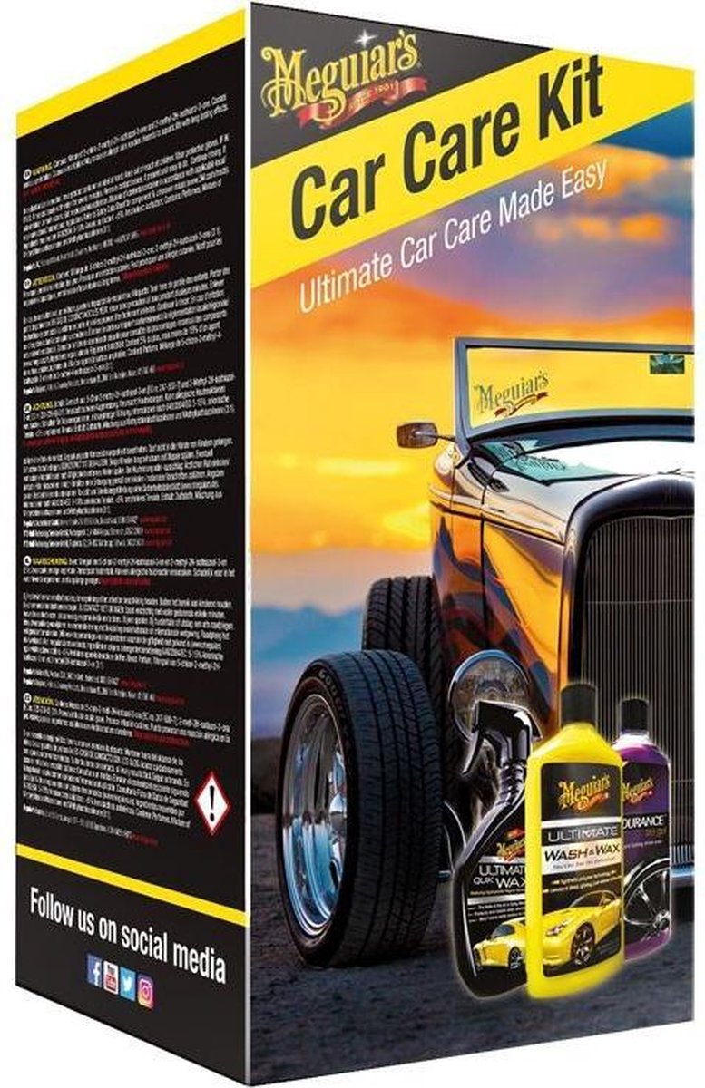 Meguiars Car Care Kit - 3 delig