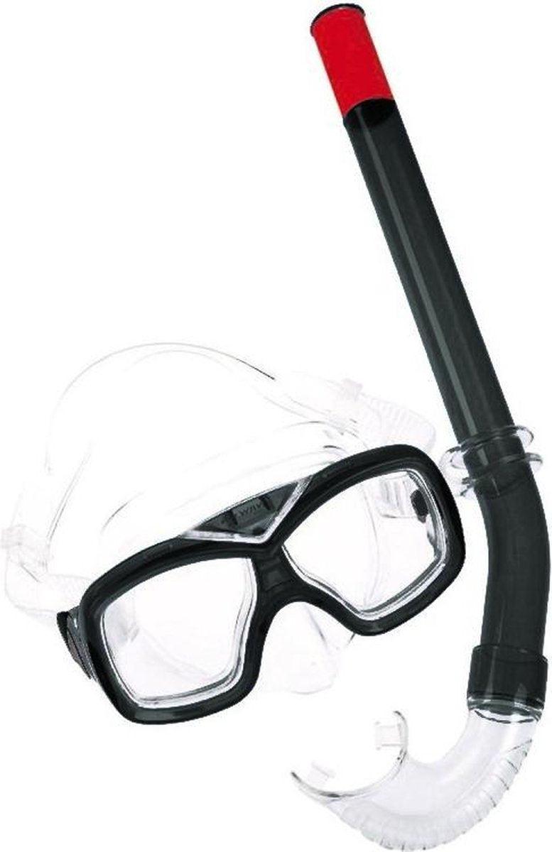 Sportx Snorkelset Comfort Junior Zwart