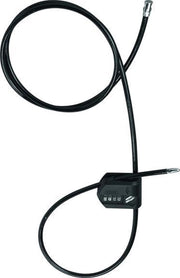 Abus Code Multicombiloop Kabelslot - 185 cm - Zwart