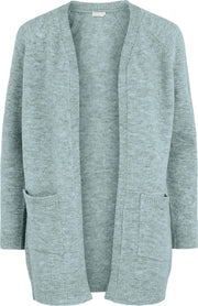 Pieces PERLA LS LONG CARDIGAN KNIT 17111310 Dames Vest Jadeite - Maat L
