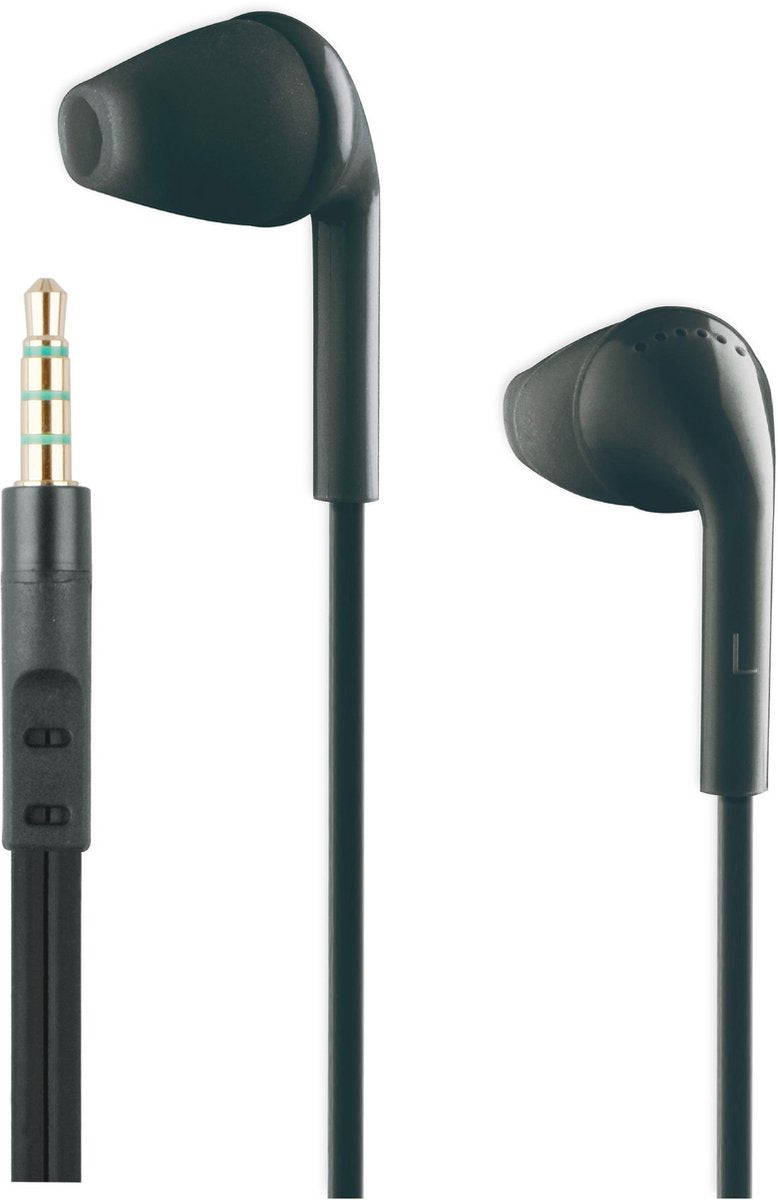 BeHello Oordopjes met afstandsbediening 3.5mm - Zwart