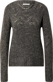 Pieces trui Basaltgrijs-Xl