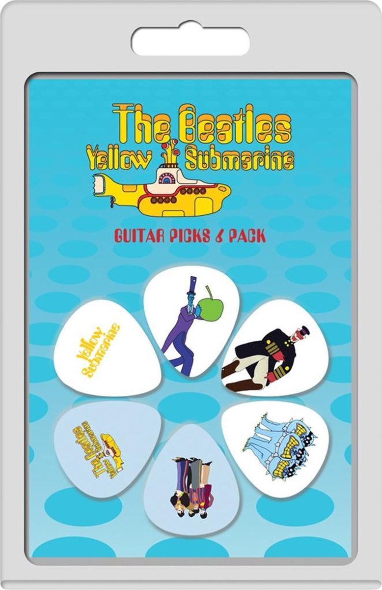 Perri's The Beatles 6-pack Medium plectrum 0.71 mm