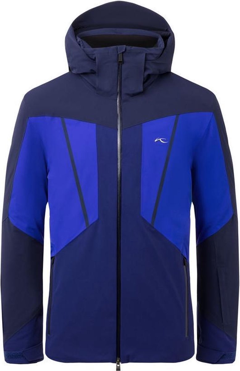 Kjus Boval Jacket heren ski jas blauw dessin