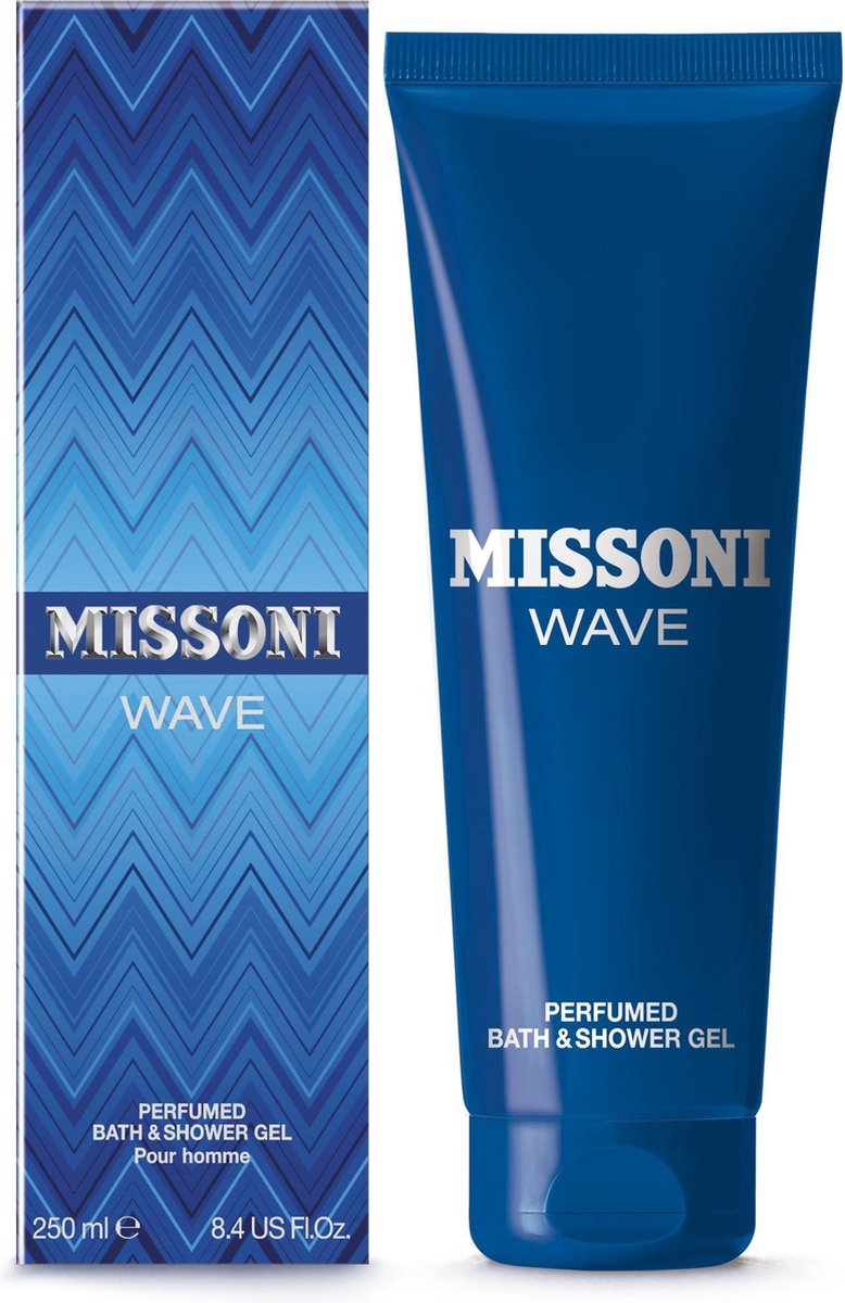 Missoni Wave douchegel Mannen Lichaam 250 ml