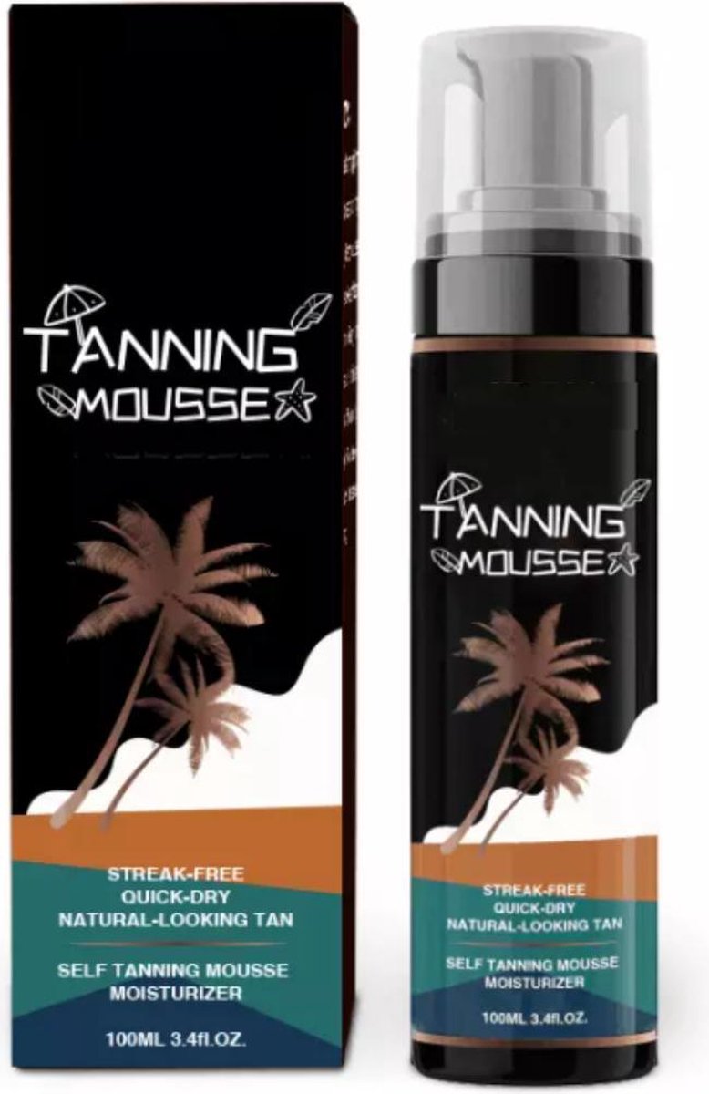 Golden Tan - Zelfbruiner Gezicht/Lichaam - Beste Zelfbruiners - Zelfbruiner Mousse - Self Tan - Self Tanning Mouse - 100 ML