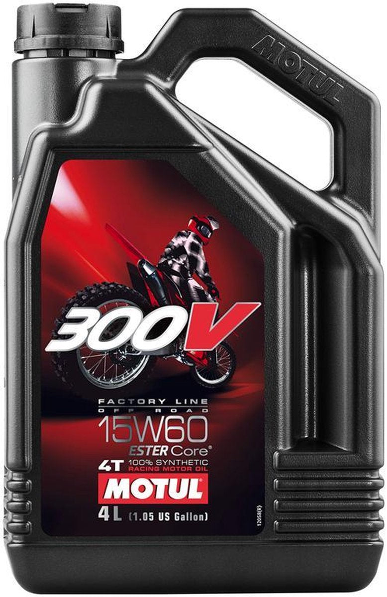 Motul 300V Factory Line Off Road 15W60 4T 4L