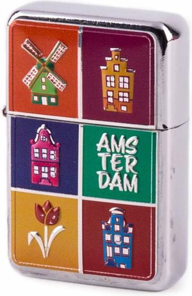 Aansteker Amsterdam Gekleurd - Souvenir