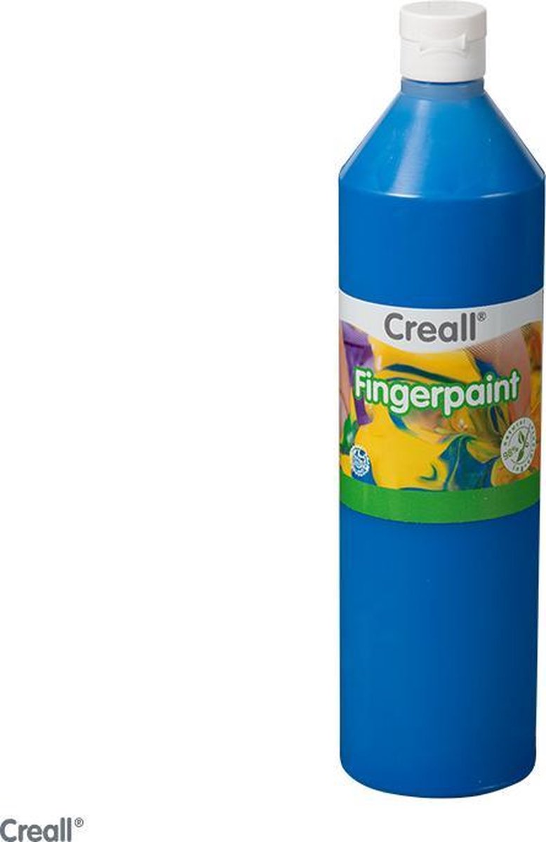 Vingerverf Creall 750 *BLAUW* PRESERVATIVE FREE