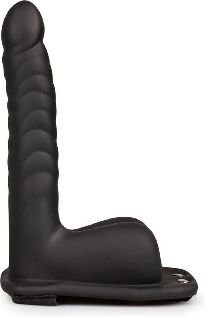 Shots Ouch! voorbinddildo Hollow Surge Strap On zwart