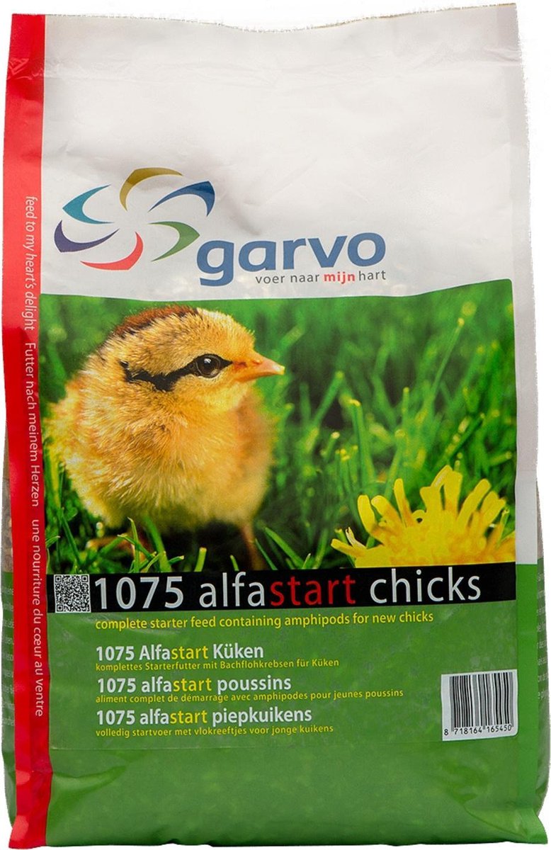 Garvo Alfastart Piepkuikens - Kippenvoer - 4 kg
