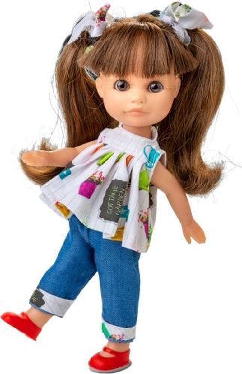 Berjuan Tienerpop Kleertjes Luci Junior Vinyl Wit/blauw