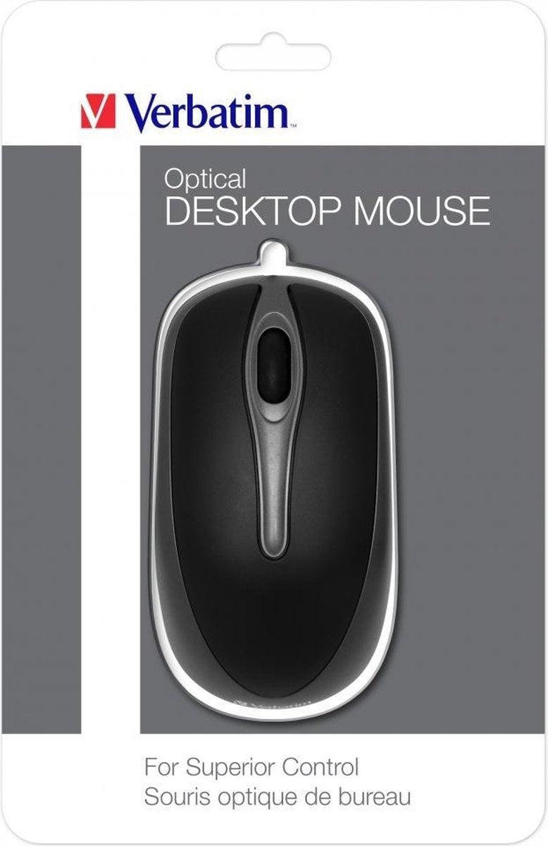 Verbatim 49019 muis USB Type-A Optisch 1000 DPI Ambidextrous