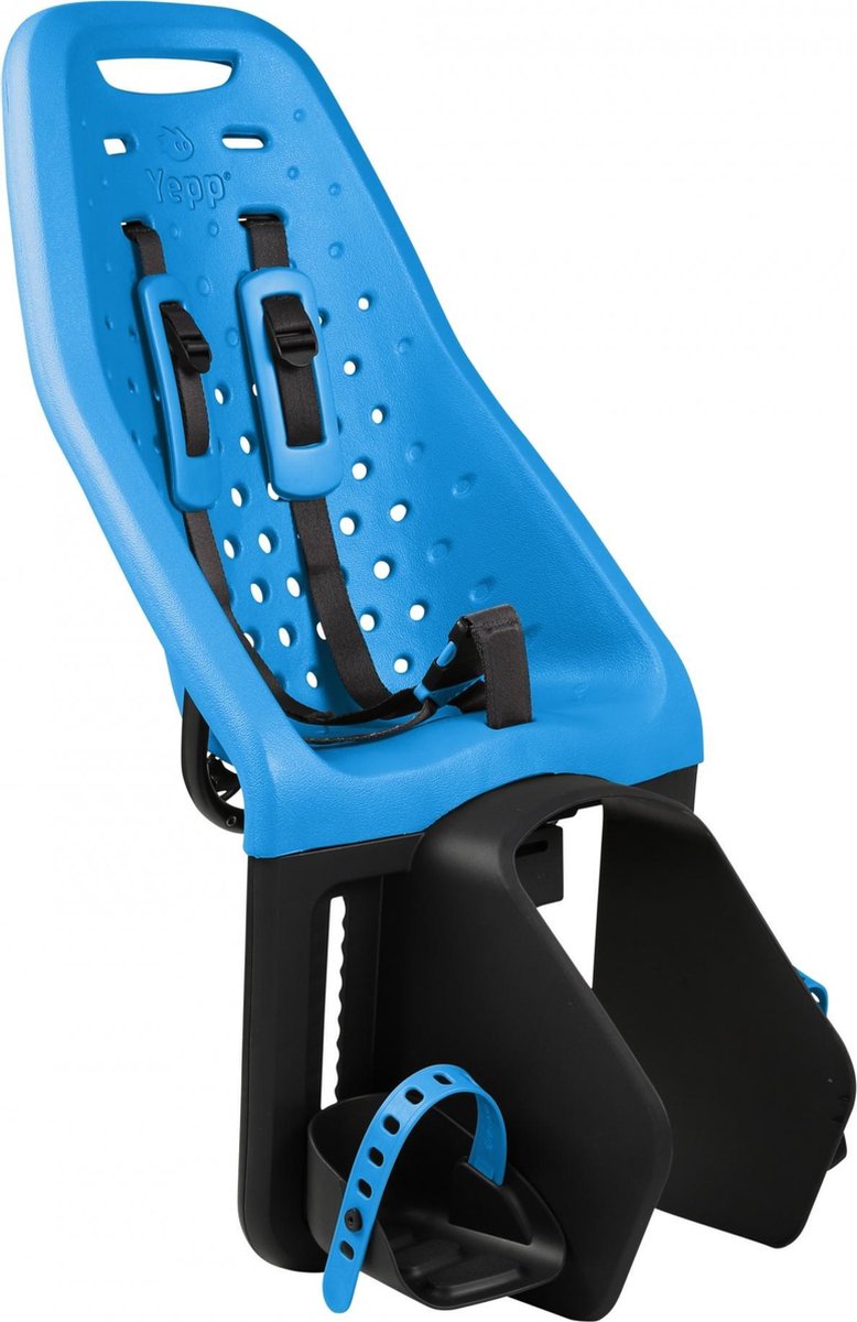 Thule Yepp Maxi Fietsstoeltje Achter - Easyfit Bagagedrager Moederfiets - Blauw