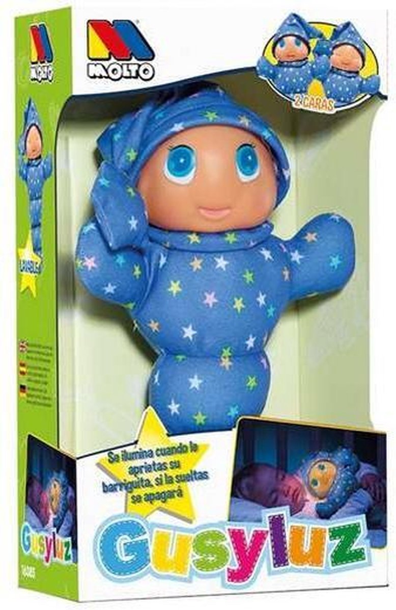 Knuffel Gusy Luz Moltó Stof (ES) (ES-EN-FR) (33 cm)