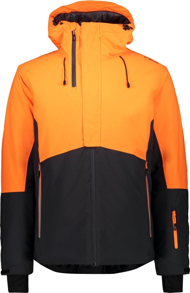 CMP Wintersportjas - Maat 52  - Mannen - oranje/zwart