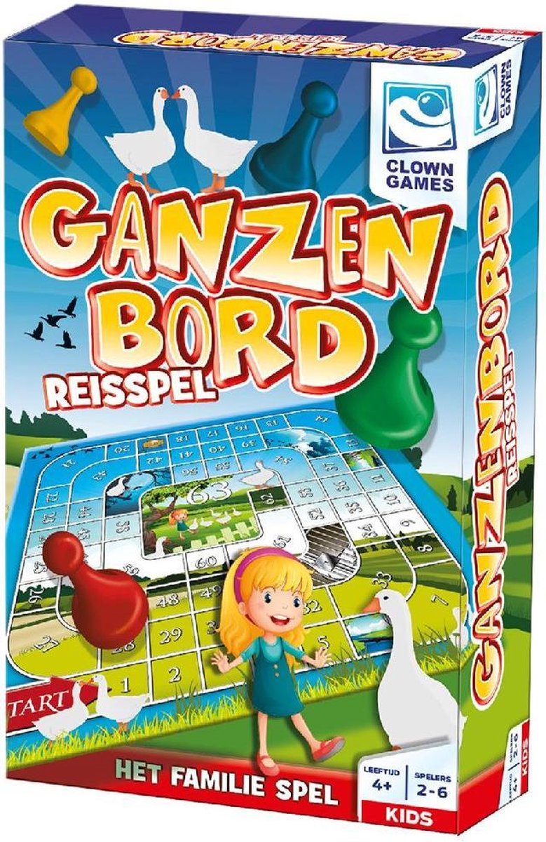 Clown Ganzenbord