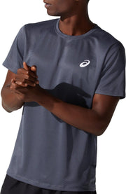 Asics Sportshirt - Maat L  - Mannen - Donker grijs