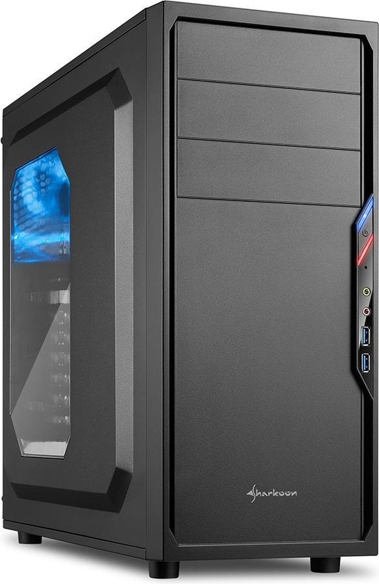 Sharkoon VS4-W Midi-Toren Zwart