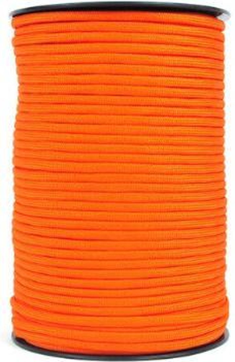 Allesvoordeliger paracord 4 mm - 9 core - 5 meter - oranje