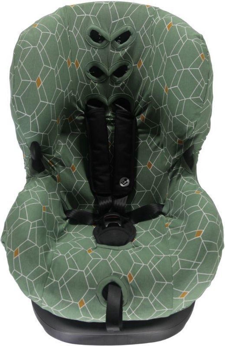 Briljant Baby Autostoelhoes 1+ Deco Junior Katoen Groen