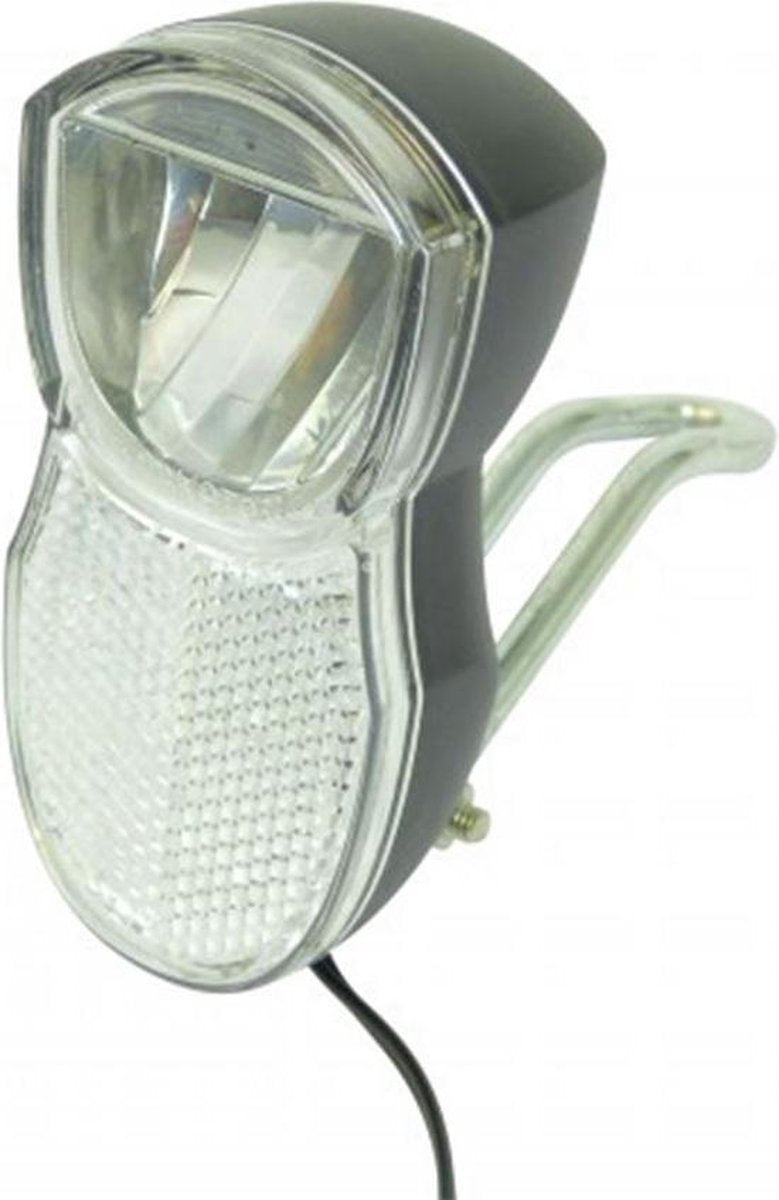 Dresco - Fietskoplamp - Naafdynamo - Chroom