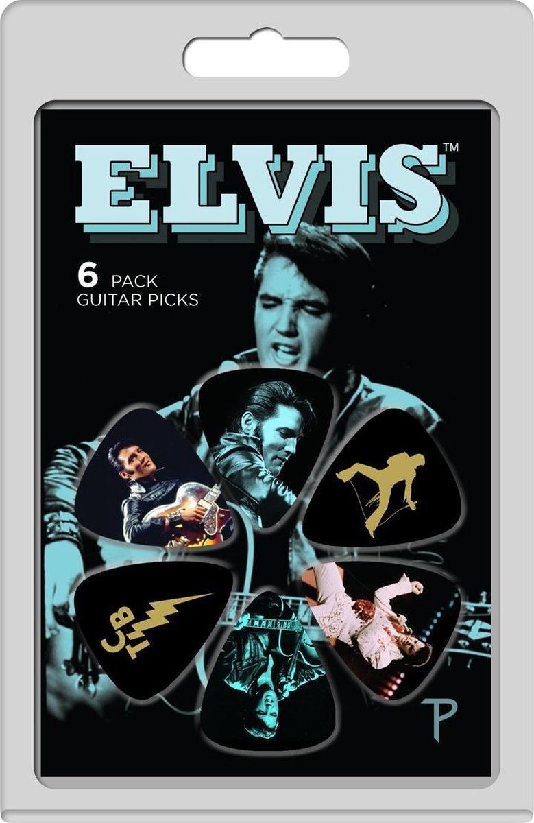 Perri's Elvis Presley 6-pack Medium plectrum 0.71 mm