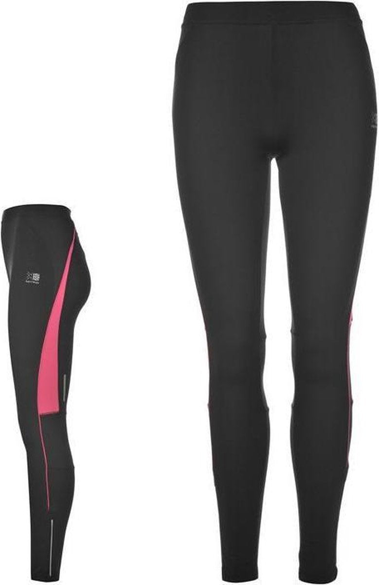 Karrimor Hardloop Tight - Hardloopbroek - Dames - Zwart/Roze - L (14)