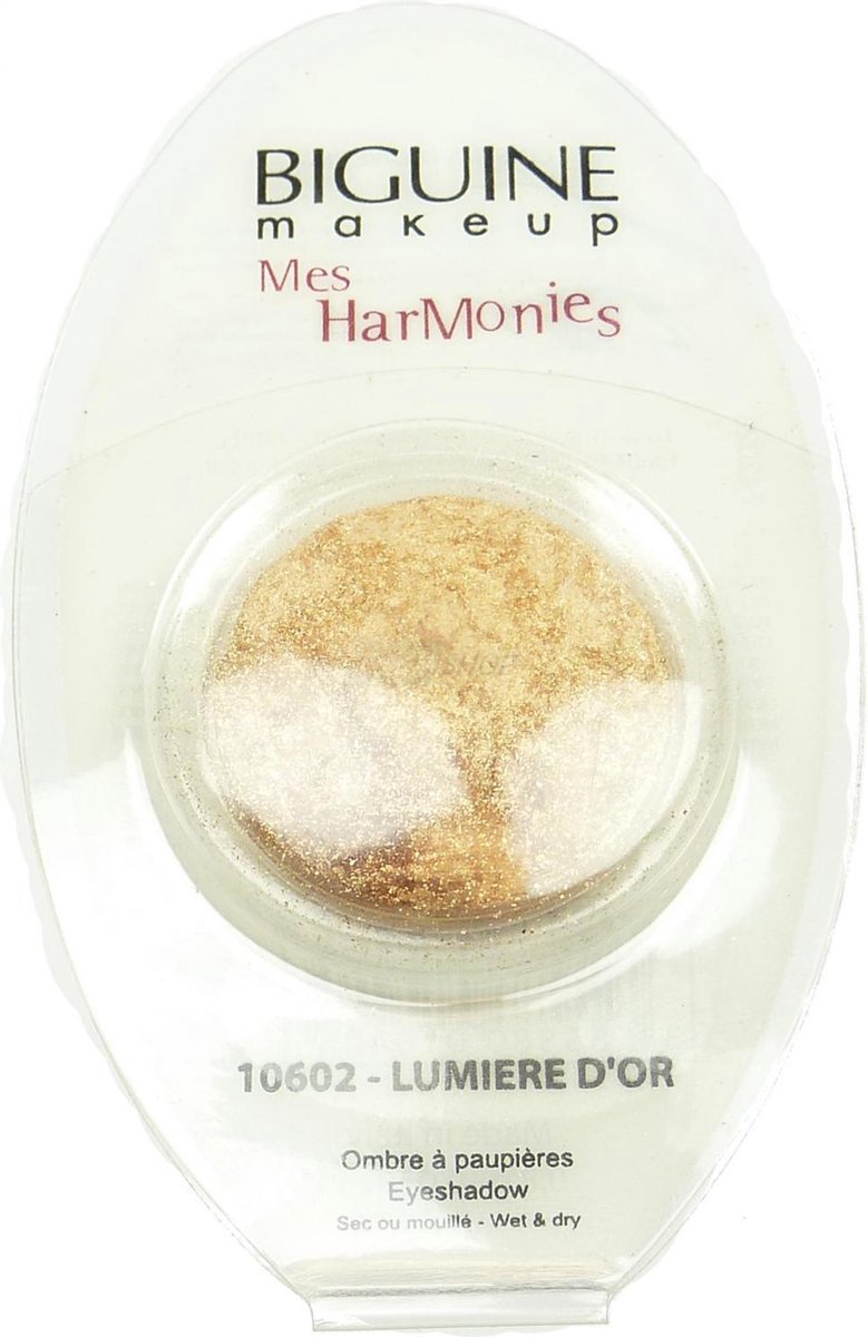 BIGUINE MAKE UP PARIS MES HARMONIES - Oogschaduw ogen kleur cosmetica - 0.8g - 10602 Lumiere d´Or