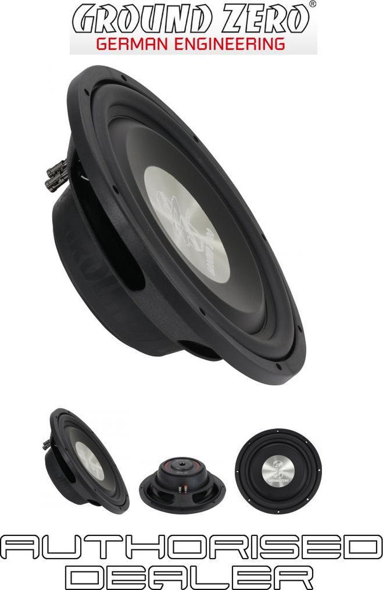 Ground zero GZTW12F platte subwoofer 350watt rms