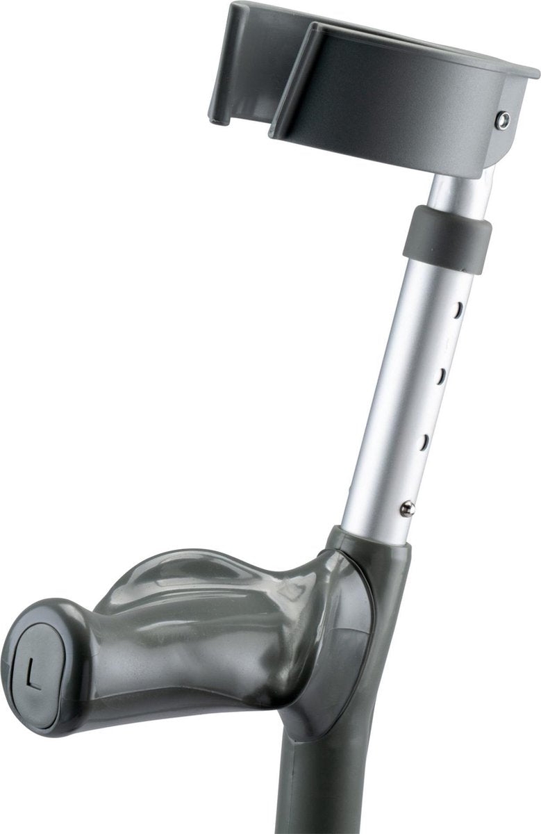 MultiMotion Set van Twee Elleboogkrukken Comfort - Loopkrukken met ergonomische handvatten  MAAT L