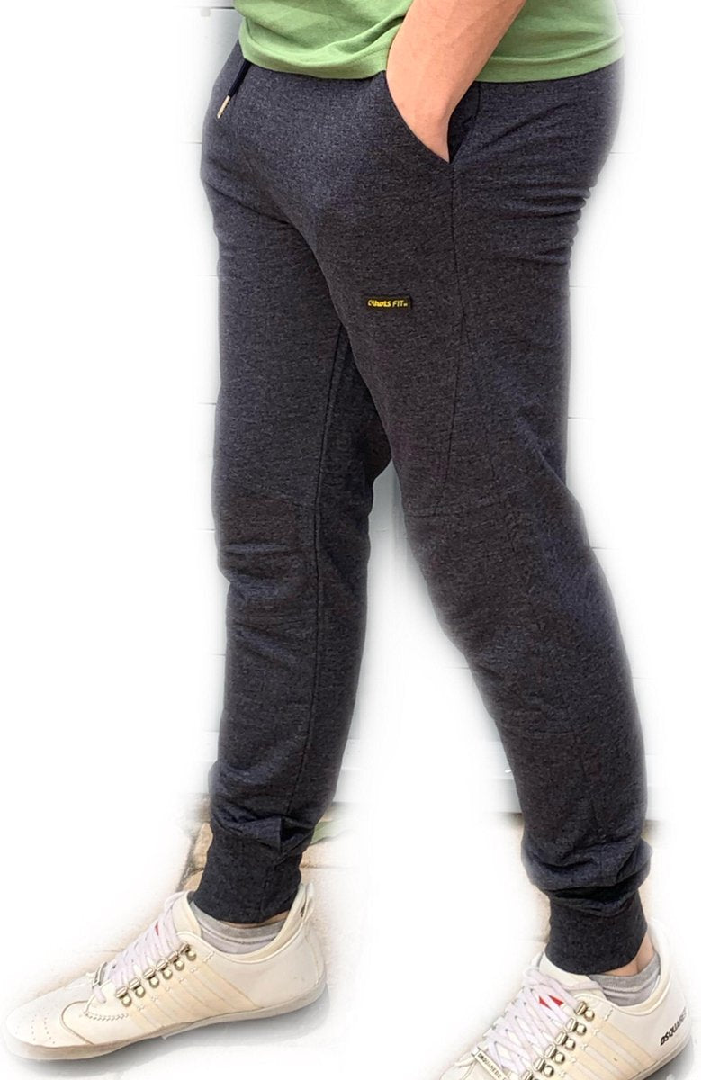 Embrator mannen Joggingbroek blauw melange maat XL