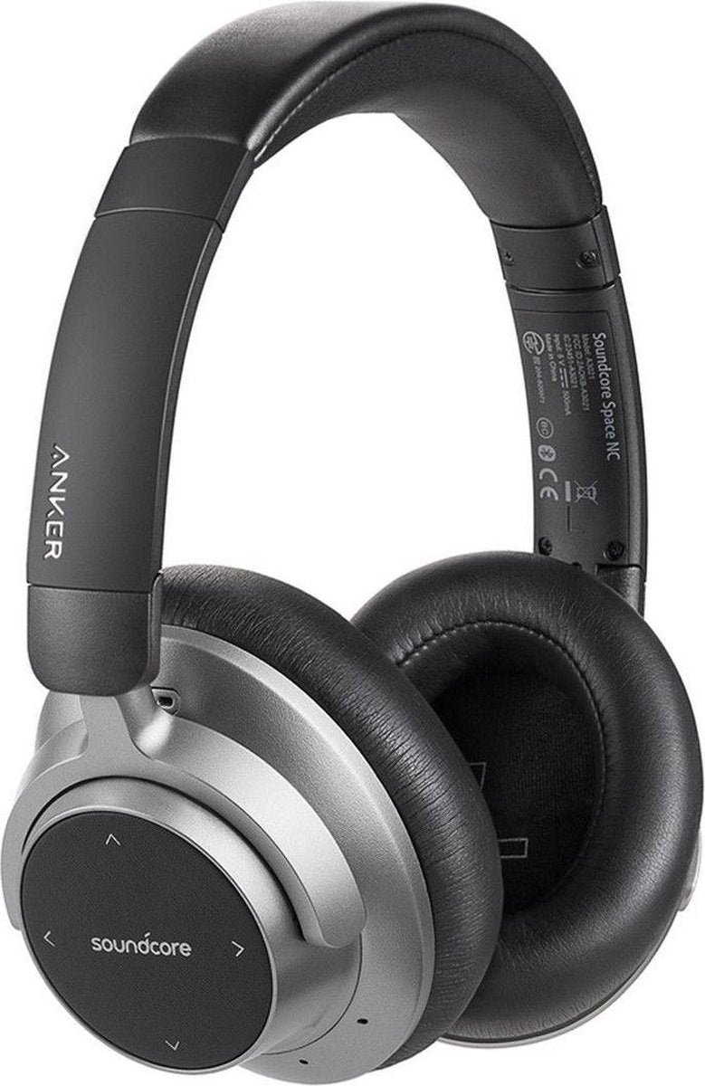Anker Soundcore Space NC Bluetooth koptelefoon zwart met grijs