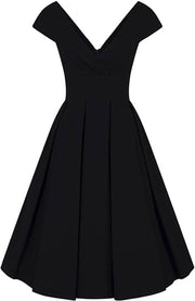 Collectif Beatrice 50's Swing Jurk Navy