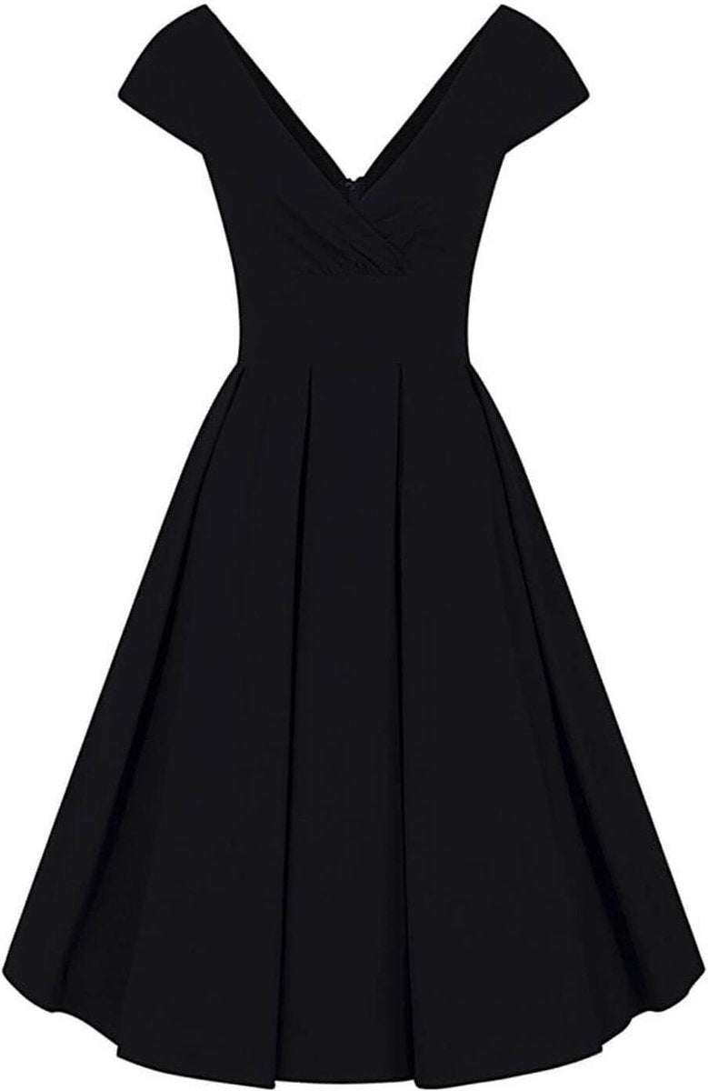 Collectif Beatrice 50's Swing Jurk Navy