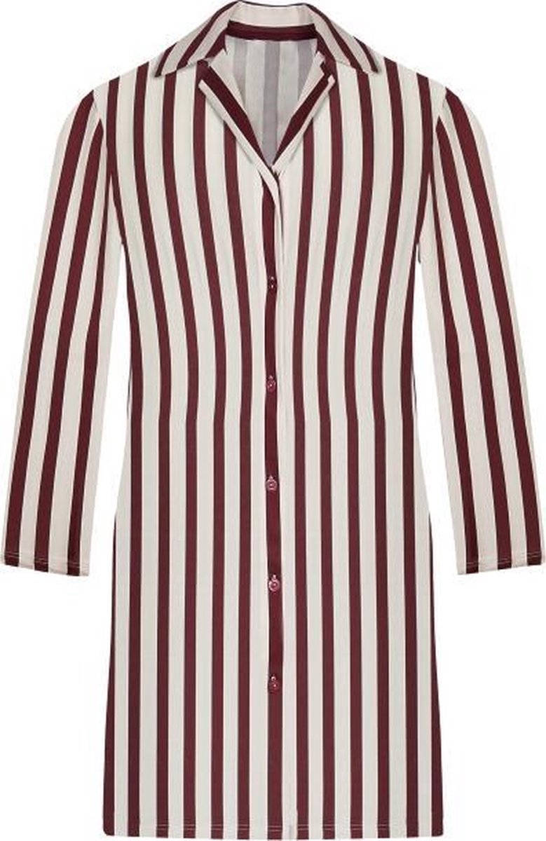 CYBÉLE NIGHT DAVINE Longsleeve Ruby Stripe Nachthemd maat 38