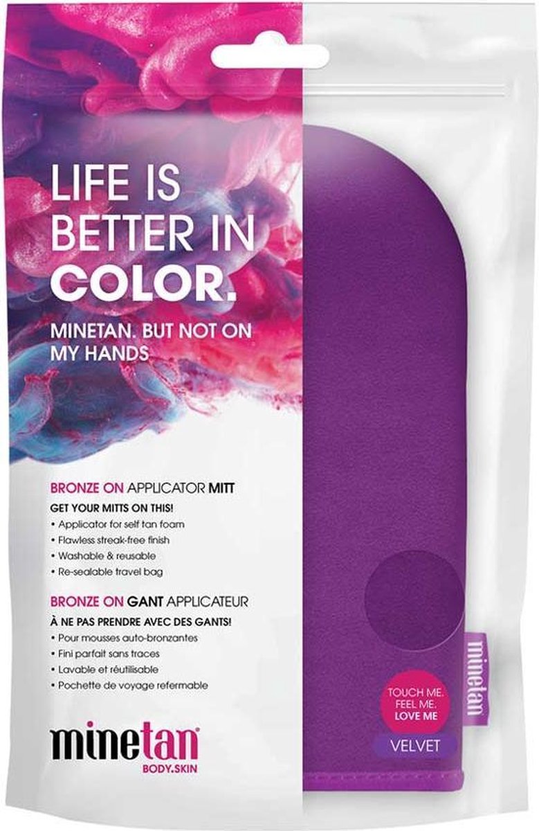Tanning handschoen sponge. Mine Tan