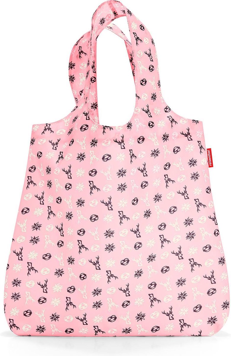 Reisenthel Mini Maxi Shopper Opvouwbare Boodschappentas - 15L - Bavaria rose Roze
