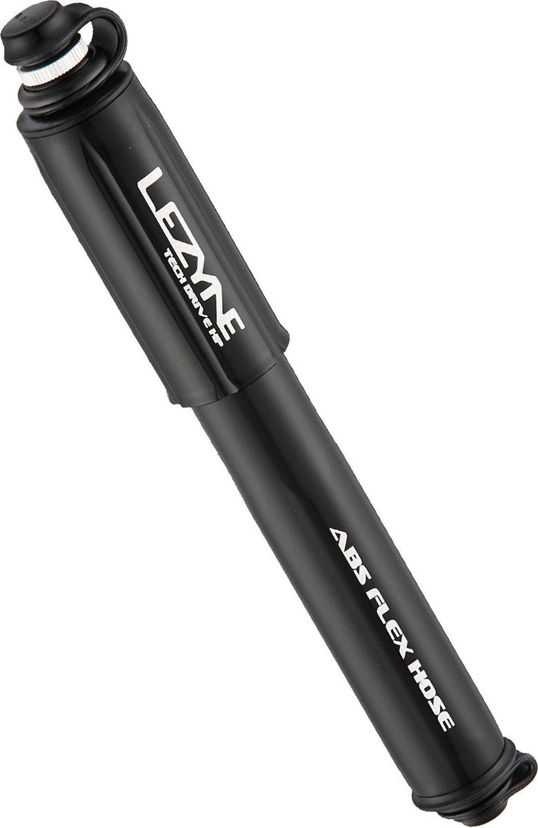 Lezyne Tech Drive HV Medium - Minipomp - Aluminium - Presta/Schrader Ventiel - Zwart