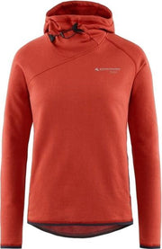 Klättermusen Hoodie Falen Dames Polyamide/polyester Rood Mt Xxs