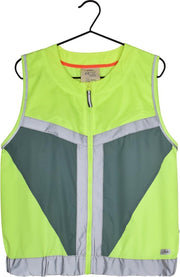 gofluo. Rocco Veiligheidshesje - Reflecterend hesje - Fluoriserend - Veiligheidsvest - Hardloophesje - Reflectie jas - Lichtgewicht - Veilig de weg op - Geel - M